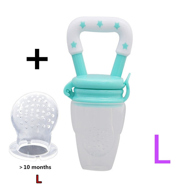 Baby Fresh Food Feeder - Silicone Mesh Fruit Nibbler Pacifier