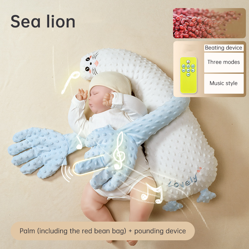 Baby Sleep Aid Pillow & Patting Toy - Anti-Startle Reflex Soother