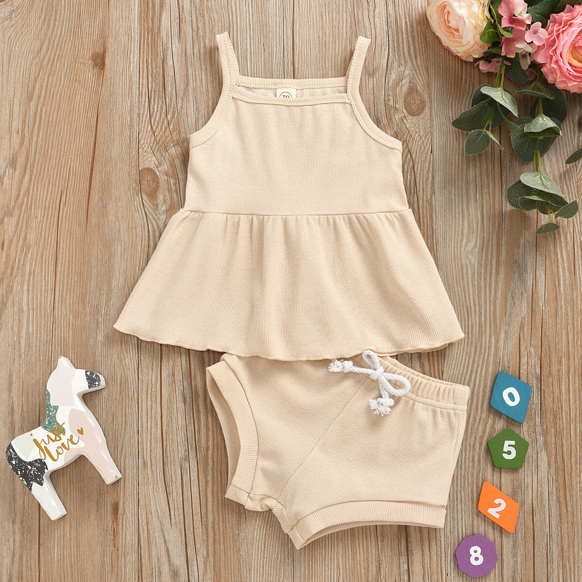 Breathable Baby Girl Summer Set (1-3 Years)