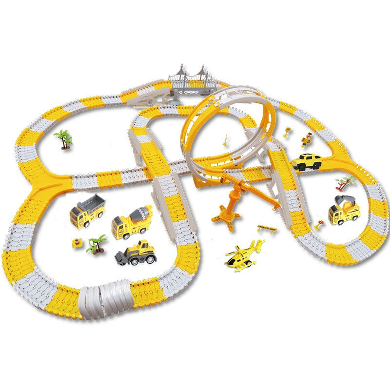 Educational Electric Train Track Set - Changeable Track Car Toy for Kids