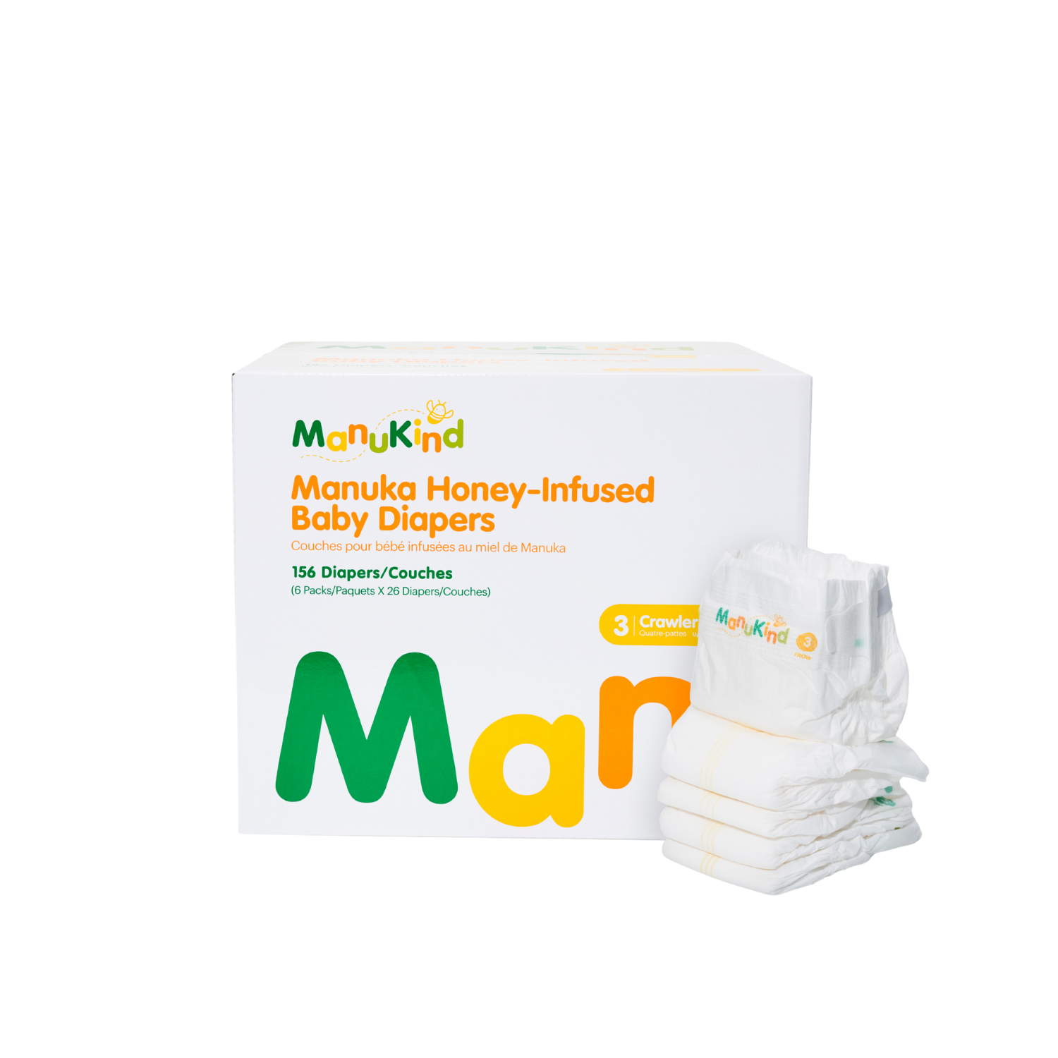 Manukind Premium Manuka Honey Diapers (BULK)