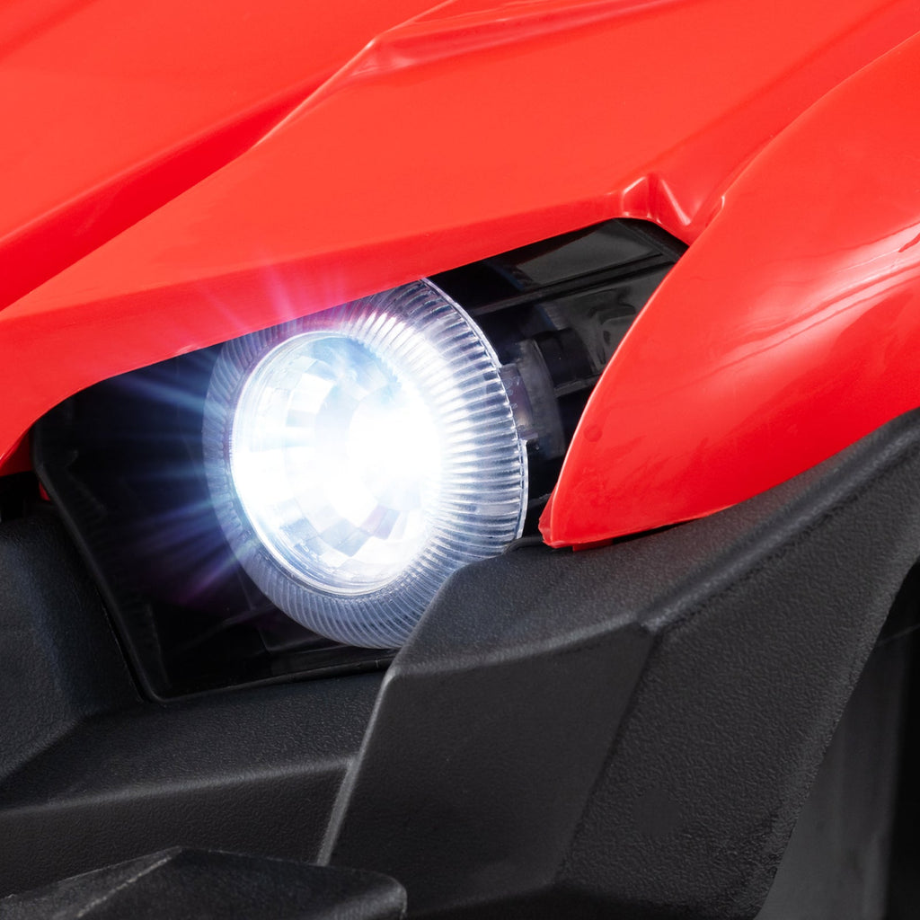 12V Battery Powered Kids Electric Ride-On Car with Remote Control - Red