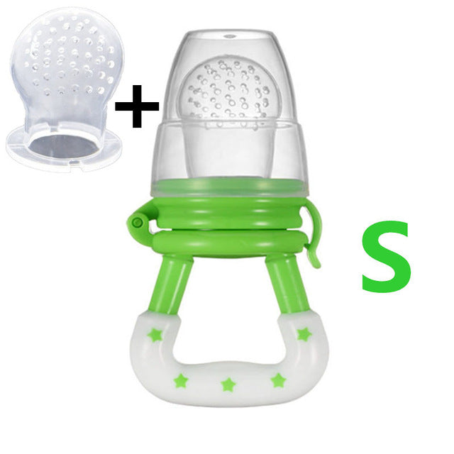 Baby Fresh Food Feeder - Silicone Mesh Fruit Nibbler Pacifier