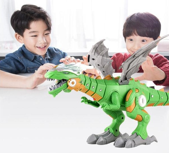 Interactive Robot Dinosaur Toy - Smart Walking Dino with Lights & Sounds for Kids