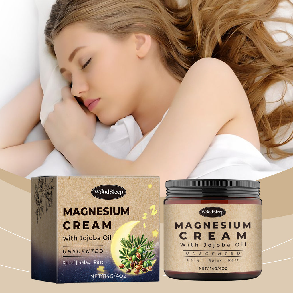WoodSleep Magnesium Cream w/ Jojoba Oil (Unscented)