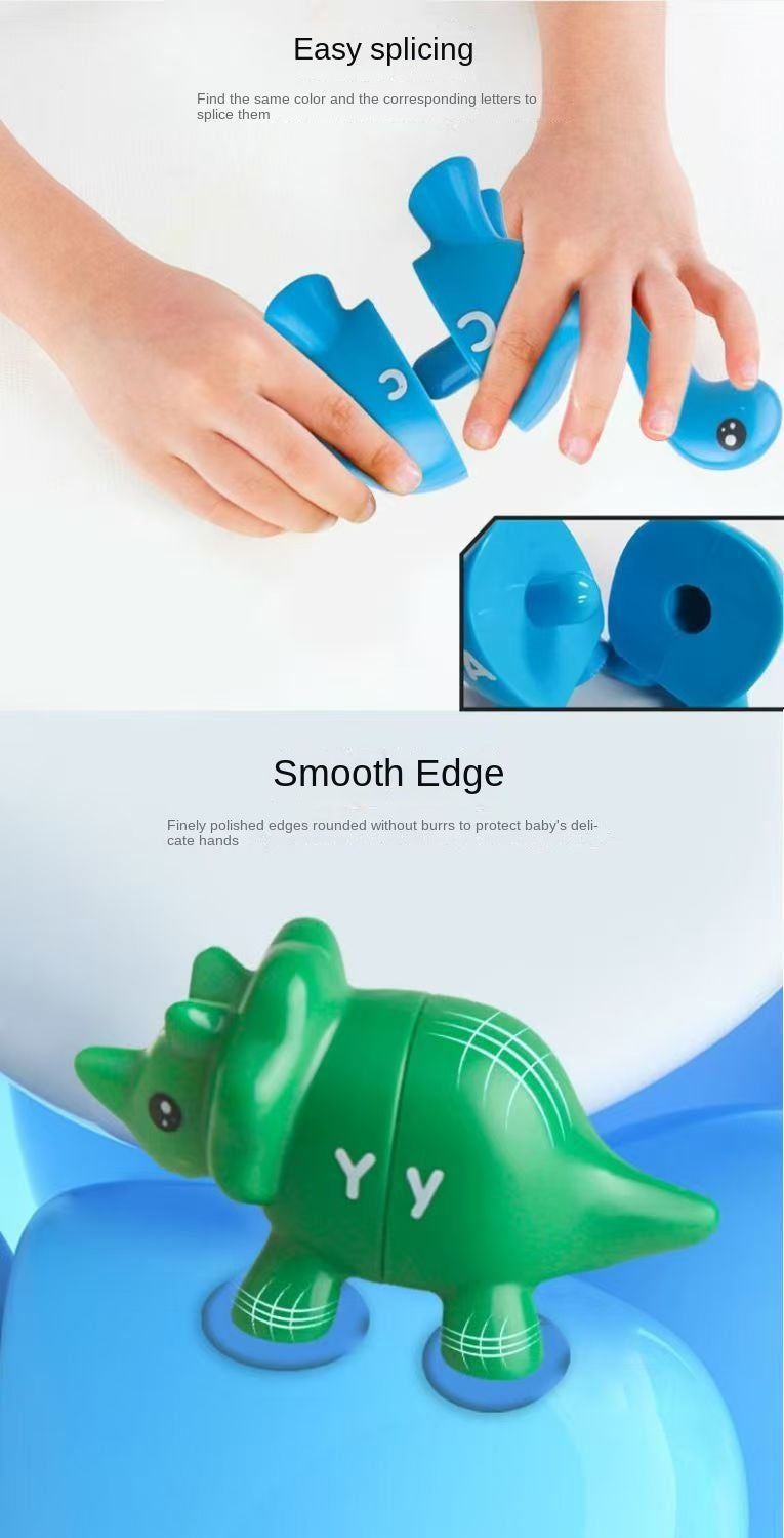 Dinosaur Alphabet Matching Puzzle - Educational Learning Toy