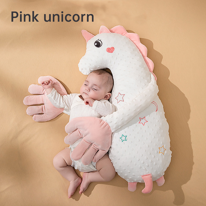 Babycare Soothing Sleep Aid: Anti-Moros Reflex Pillow and Patting Toy