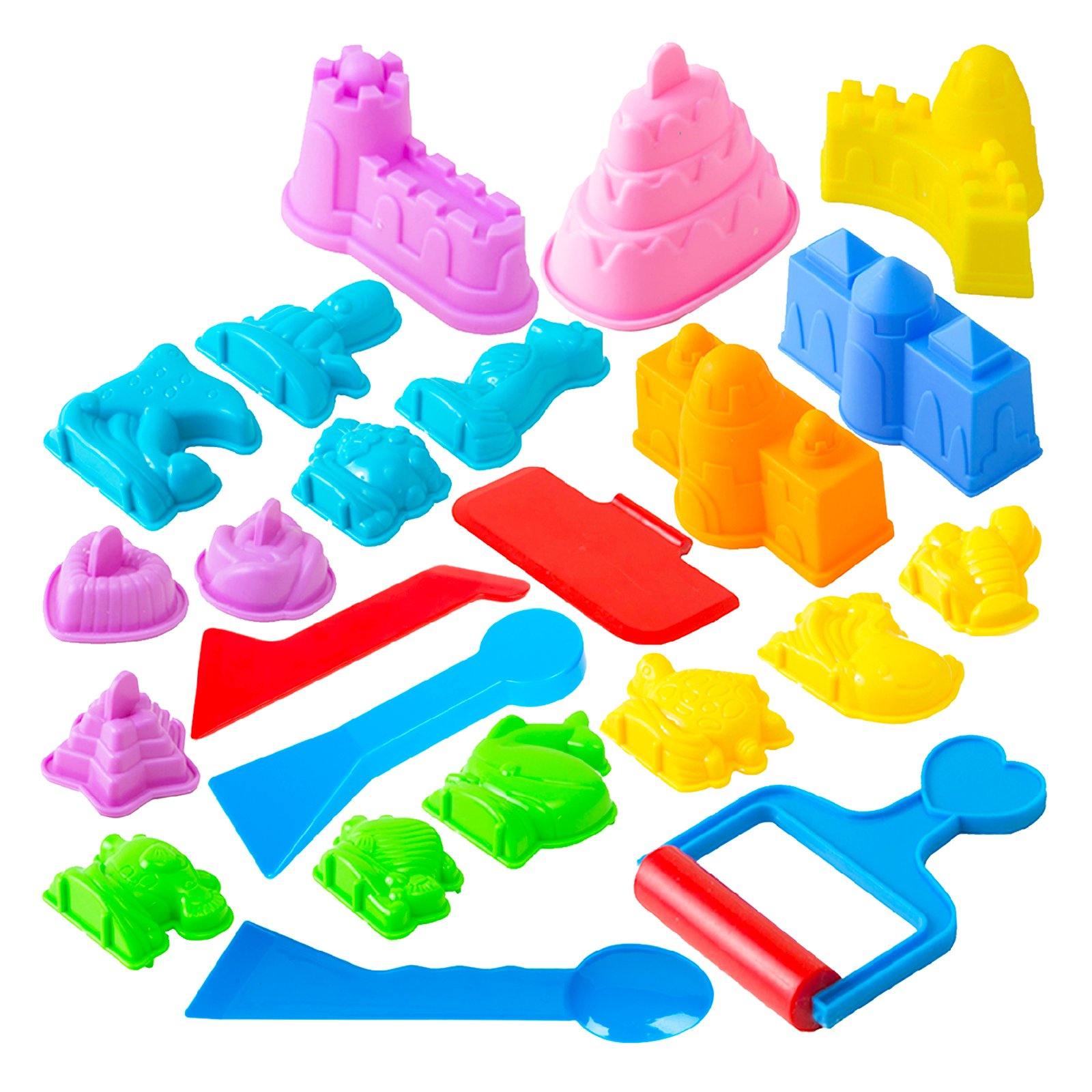 Sensory Sand Molds Kit - Sea Creatures & Ocean Shapes for Kids