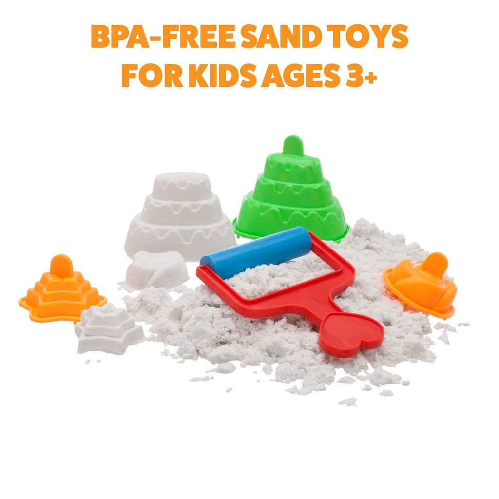 Sensory Sand Molds Kit - Sea Creatures & Ocean Shapes for Kids