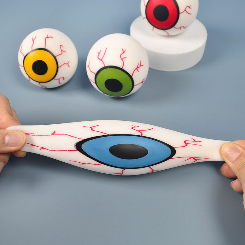 Pop-Out Horror Eyes Stress Ball - Sensory Fidget Toy for Kids & Adults