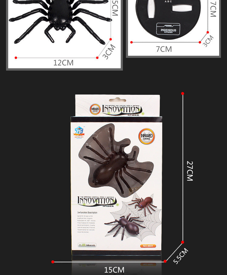 Remote Control Spider - Realistic Electronic Pet Toy for Kids