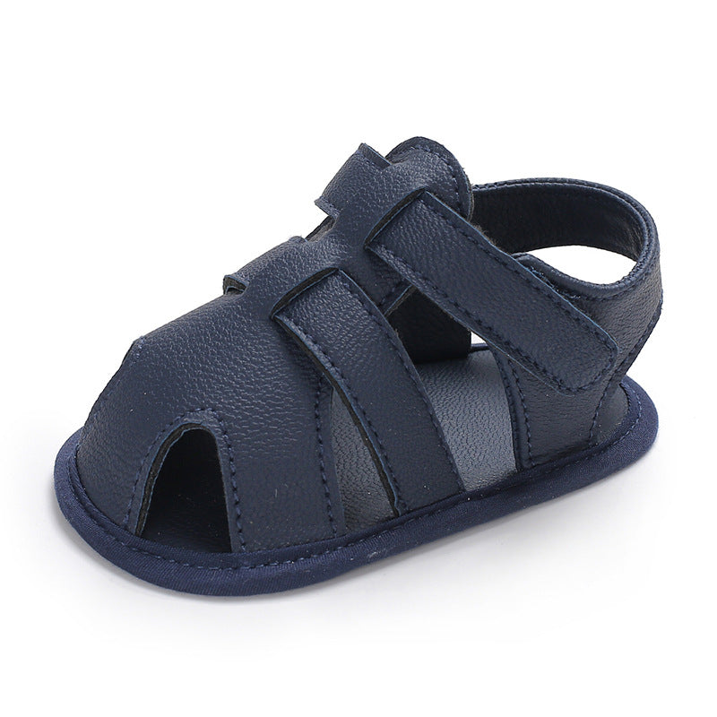 Toddler Solid Color Sandals | Baby Boy Shoes (0–1 Year)