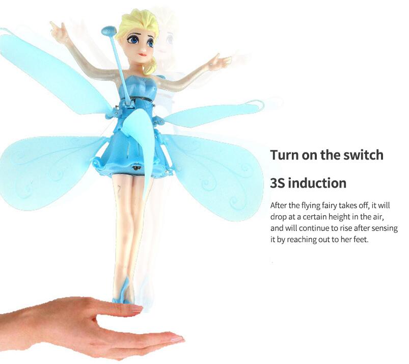 Frozen Princess Elsa Flying Fairy Toy - Hand Sensor Controlled
