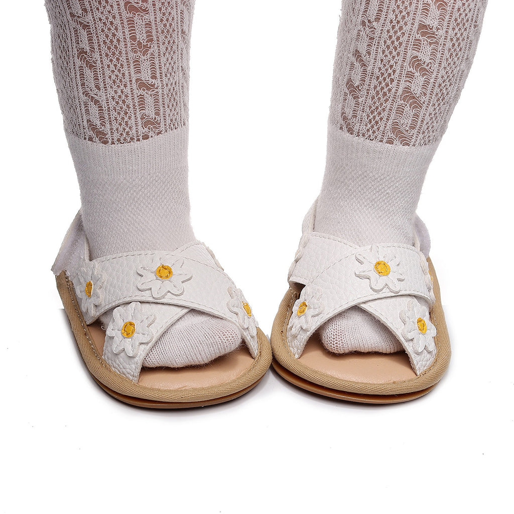 Cross-strap Flower Girl Sandal