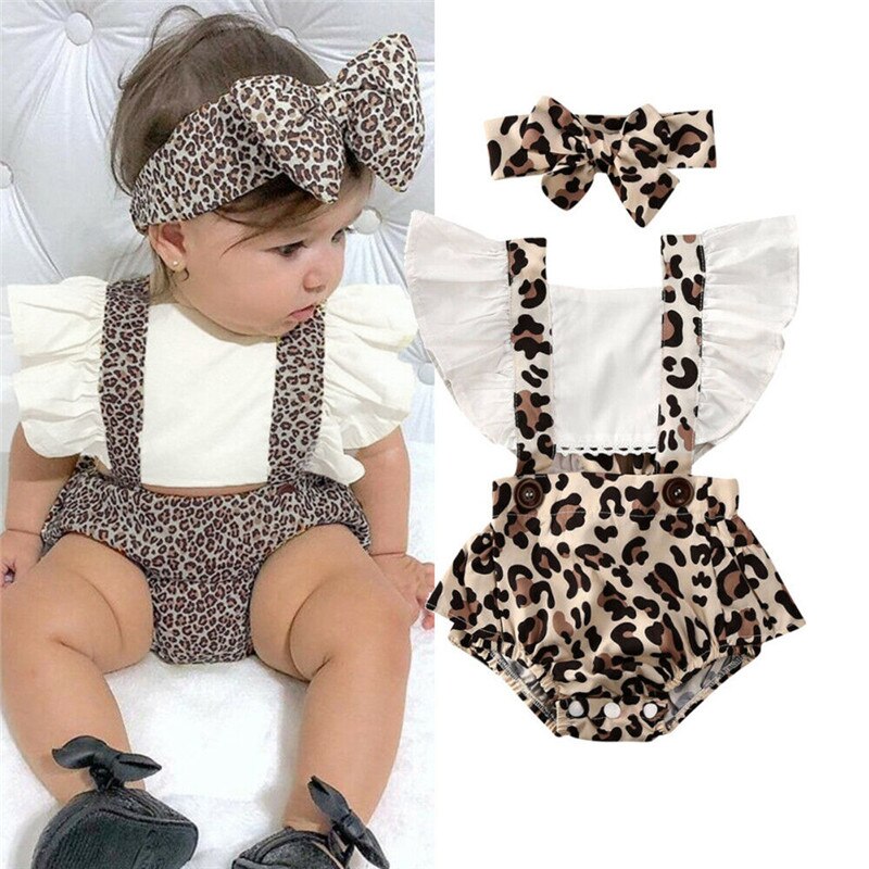 Posh Baby Girl Romper Set