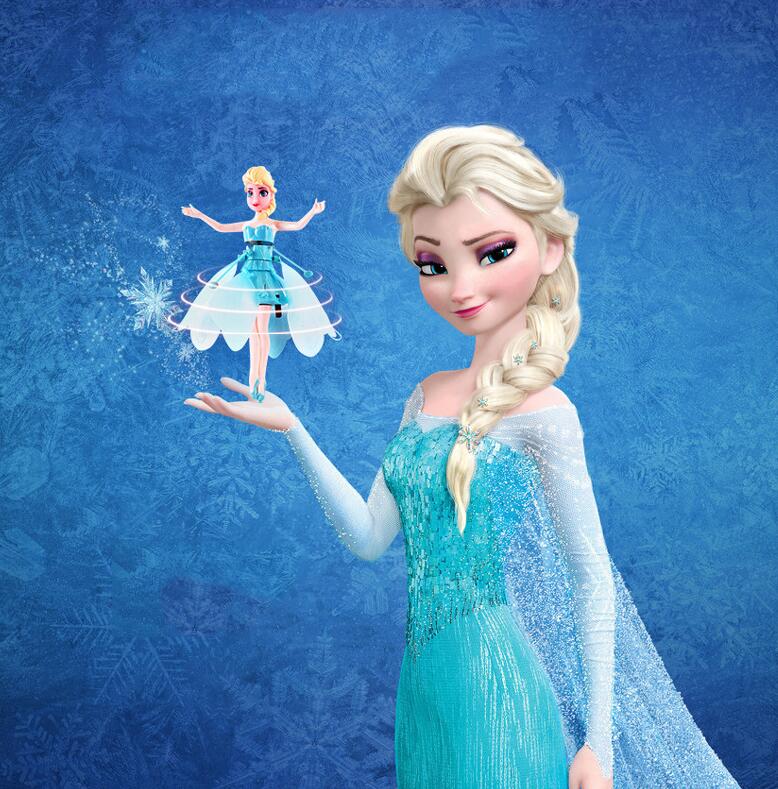 Frozen Princess Elsa Flying Fairy Toy - Hand Sensor Controlled