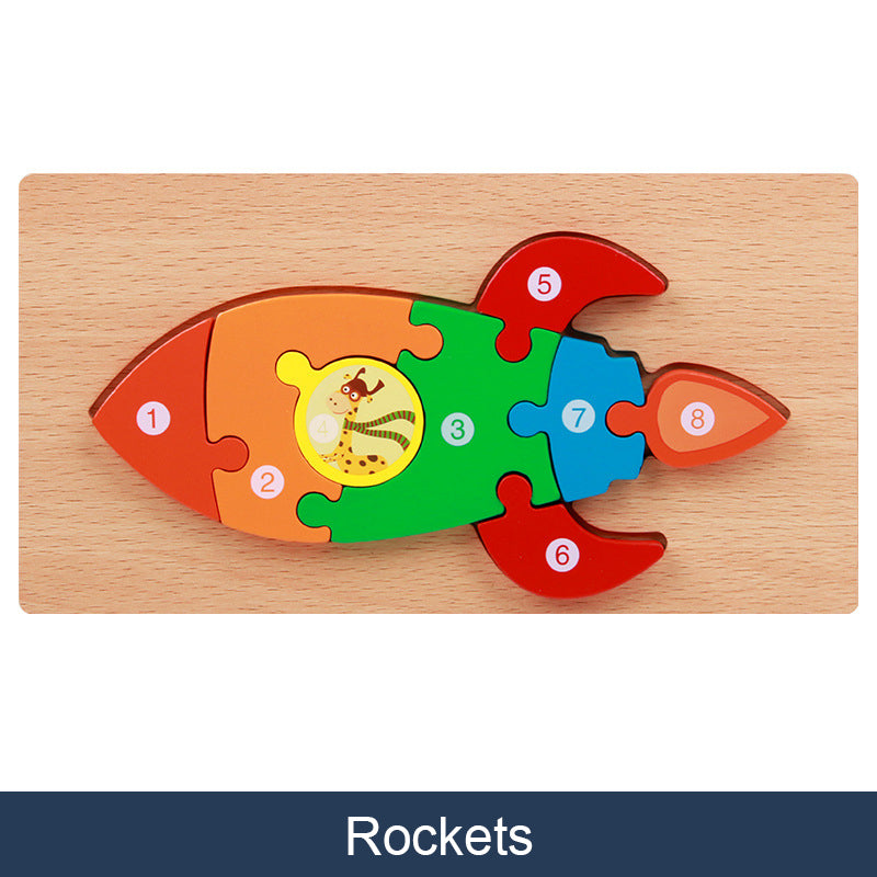 Dinosaur DIY Puzzle for Kids Ages 3-6 | Educational STEM Toy