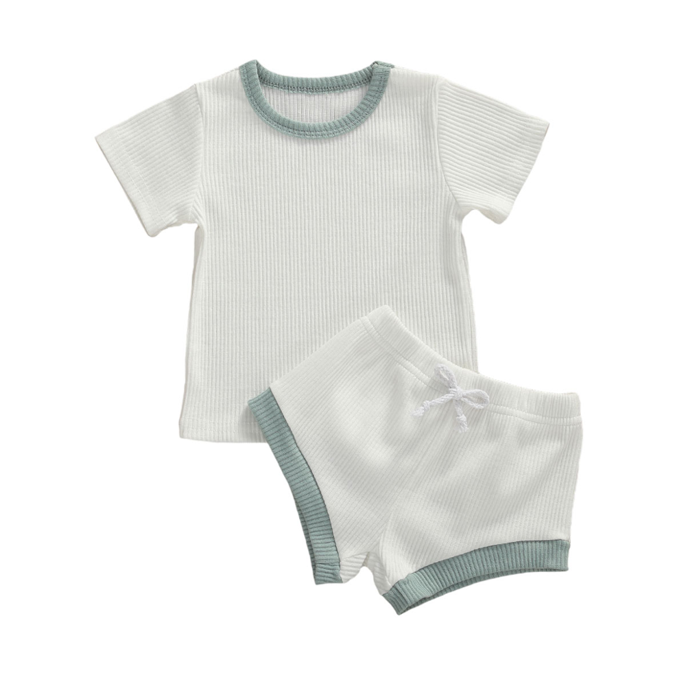 Baby Ribbed Knit 2-Piece Outfit Set | Boys and Girls