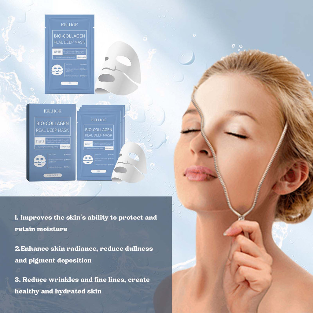 Collagen Hydrating Face Mask — Moisturize, Firm & Brighten Skin