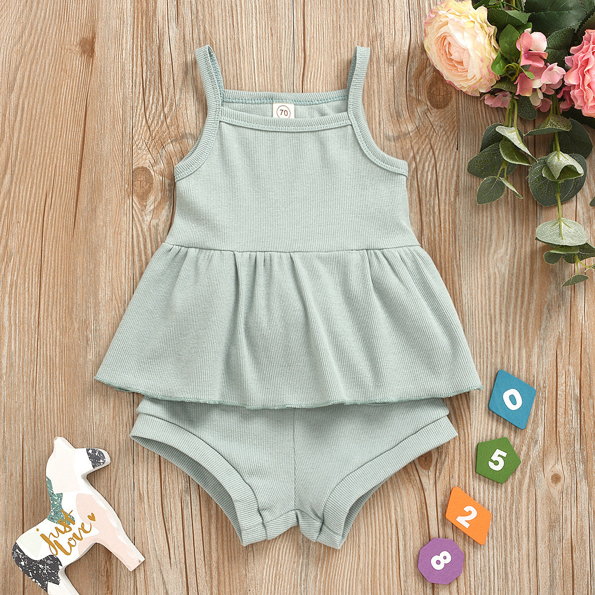 Breathable Baby Girl Summer Set (1-3 Years)