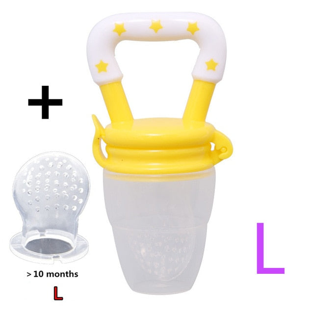 Baby Fresh Food Feeder - Silicone Mesh Fruit Nibbler Pacifier