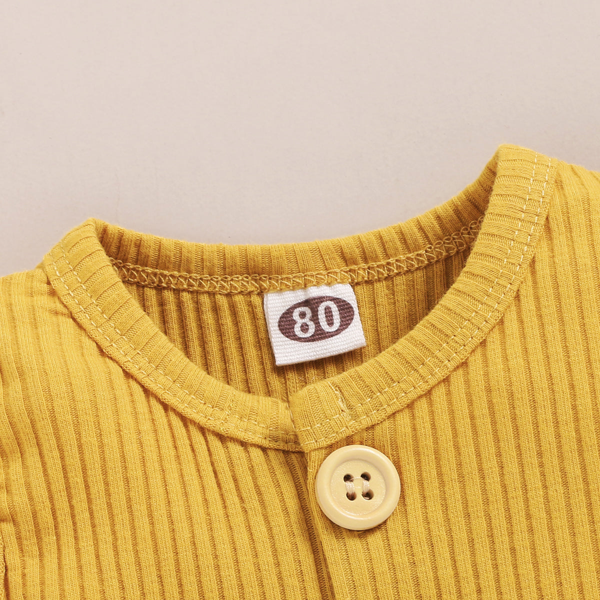 Solid Sleeveless Button Vest + Shorts Set