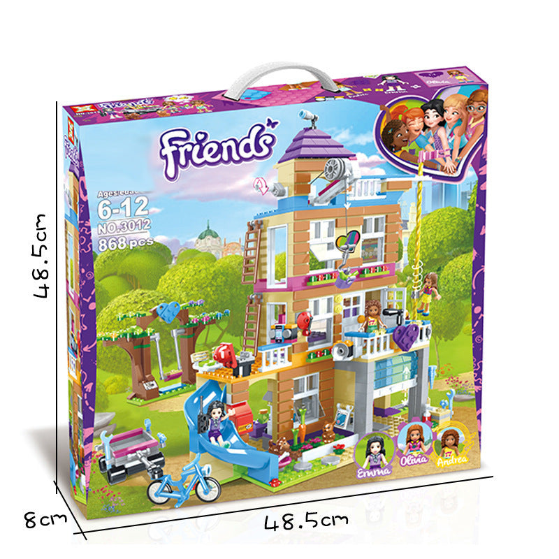 Girls' Building Block Puzzle Set - Educational STEM Toy