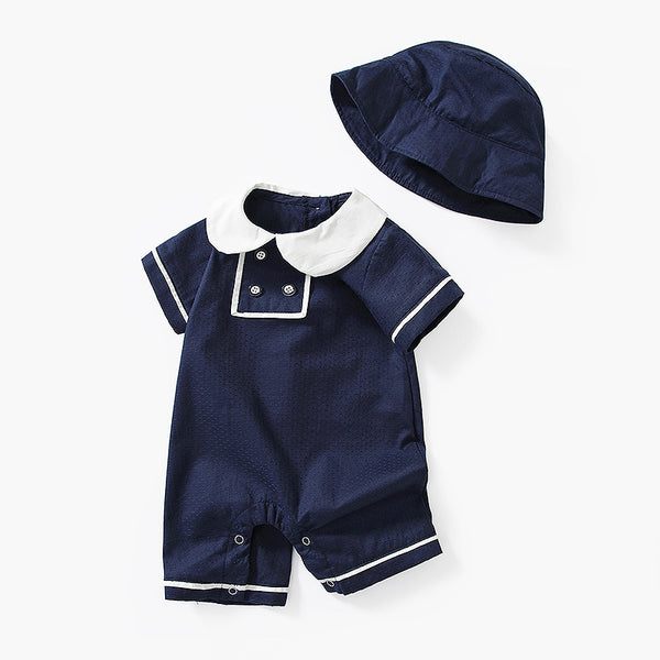 Little Sailor Baby Boy Romper