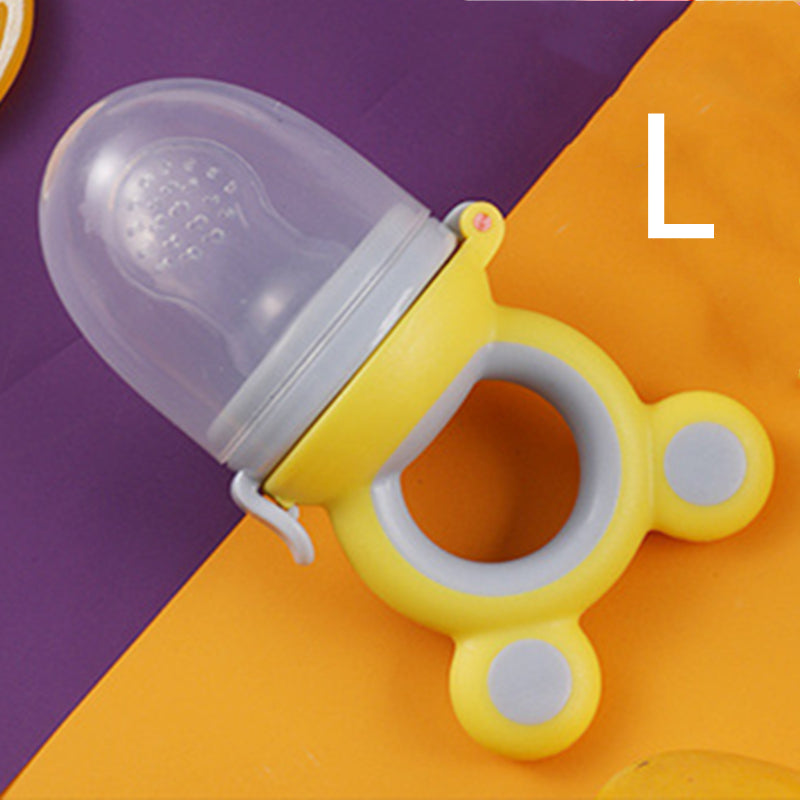 Baby Silicone Fruit Feeder Pacifier - Mesh Food Teether for Infants