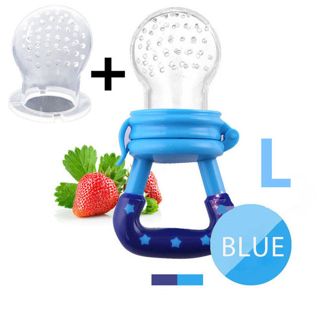 Baby Fresh Food Feeder - Silicone Mesh Fruit Nibbler Pacifier