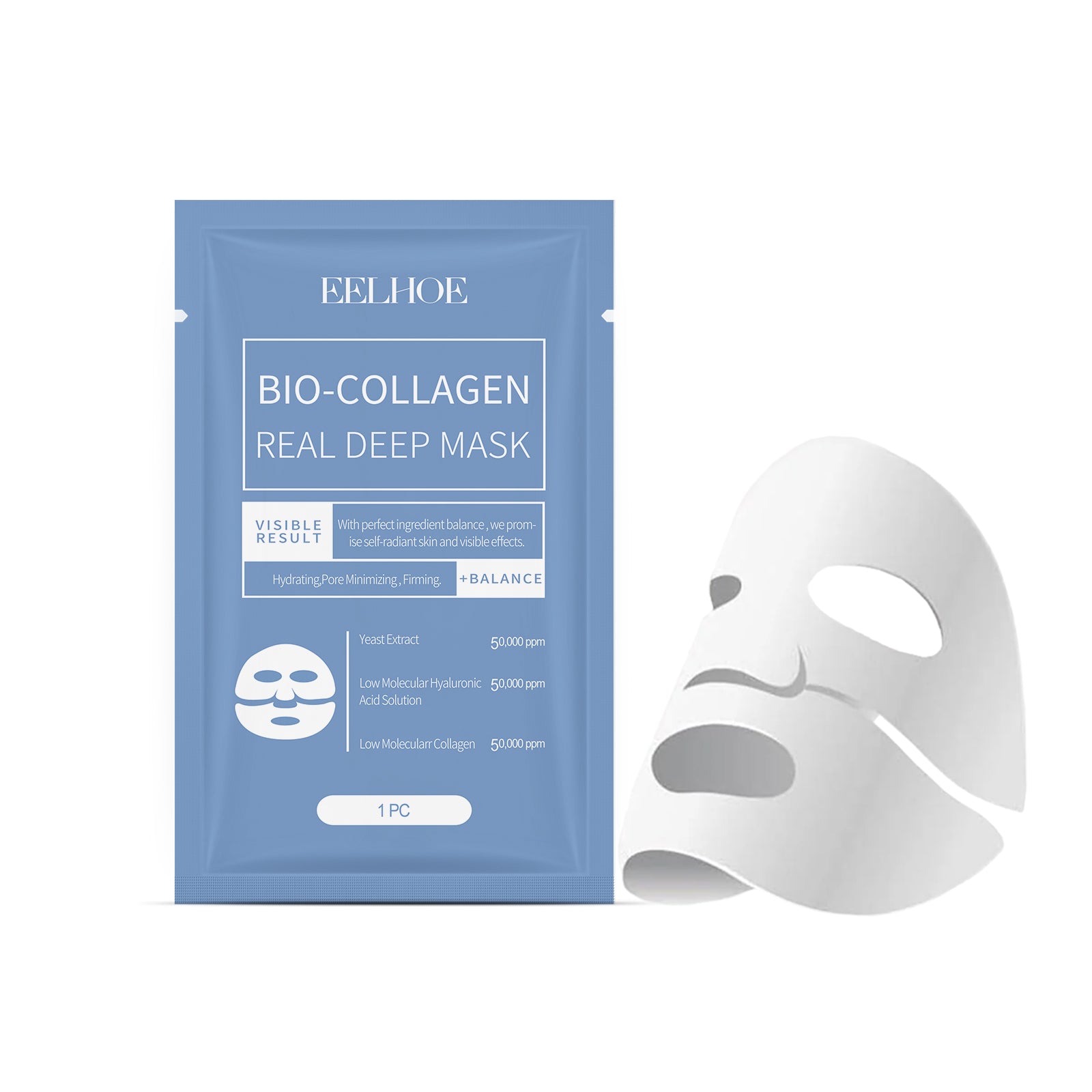 Collagen Hydrating Face Mask — Moisturize, Firm & Brighten Skin