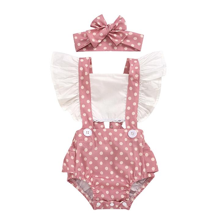 Posh Baby Girl Romper Set