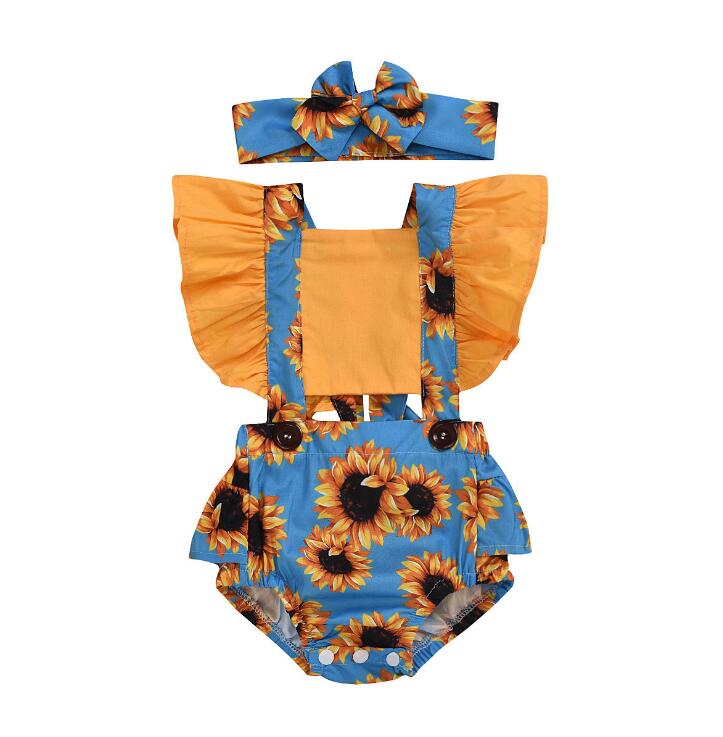 Posh Baby Girl Romper Set