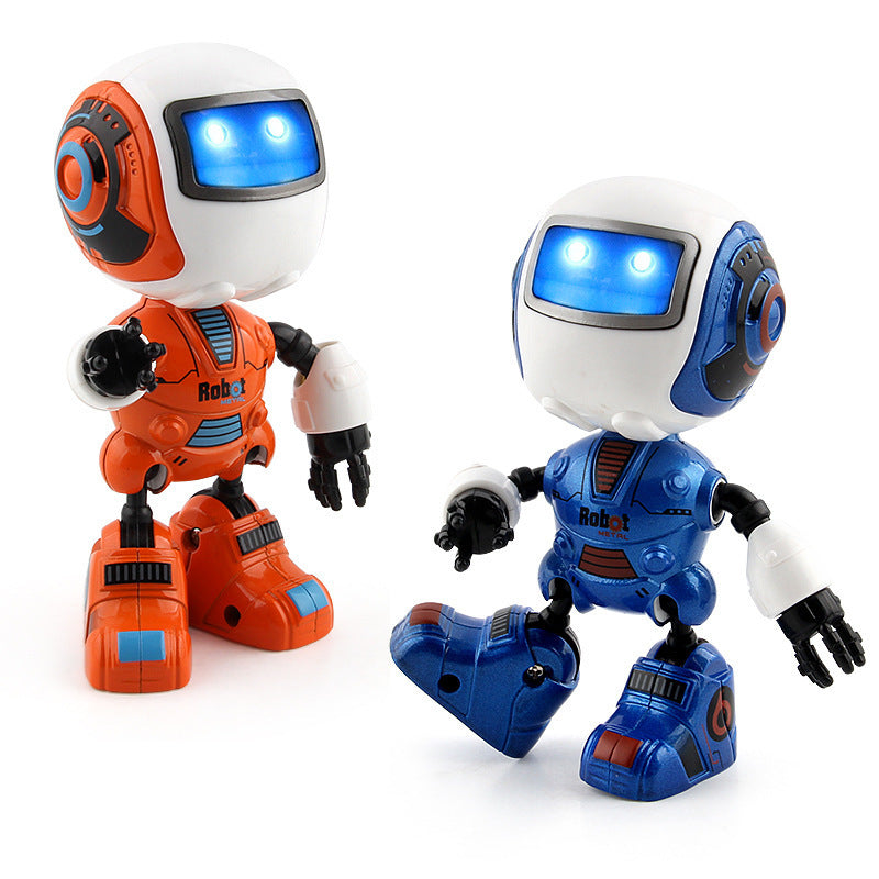Smart Mini Alloy Robot - Interactive Spaceman Toy with Lights & Music