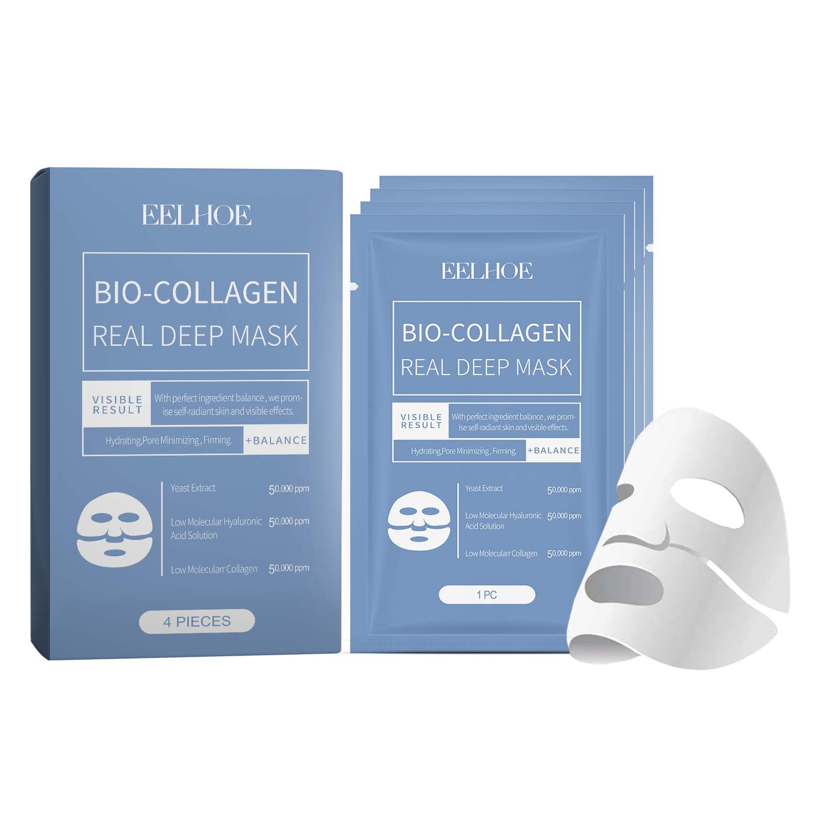 Collagen Hydrating Face Mask — Moisturize, Firm & Brighten Skin