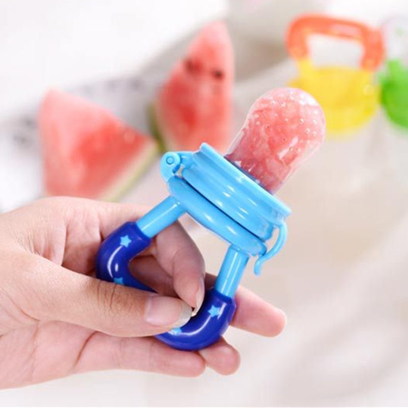 Baby Fresh Food Feeder - Silicone Mesh Fruit Nibbler Pacifier