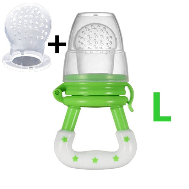 Baby Fresh Food Feeder - Silicone Mesh Fruit Nibbler Pacifier