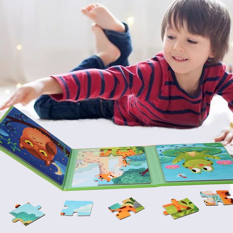 Magnetic Progressive Puzzle for Kids Ages 3-6