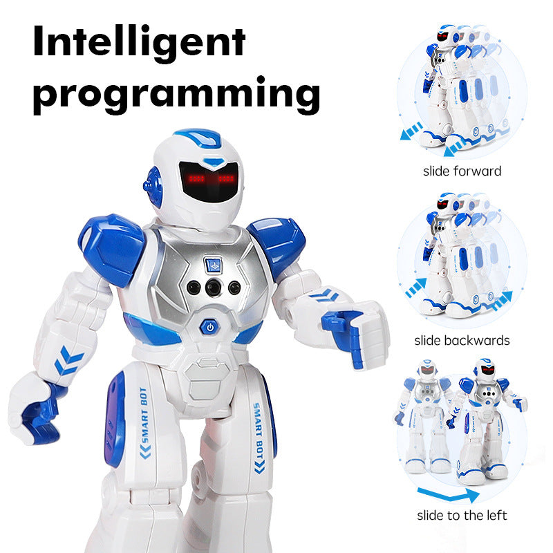 Smart Robot Toy for Kids - Interactive Singing & Dancing Police Robot with Remote Control