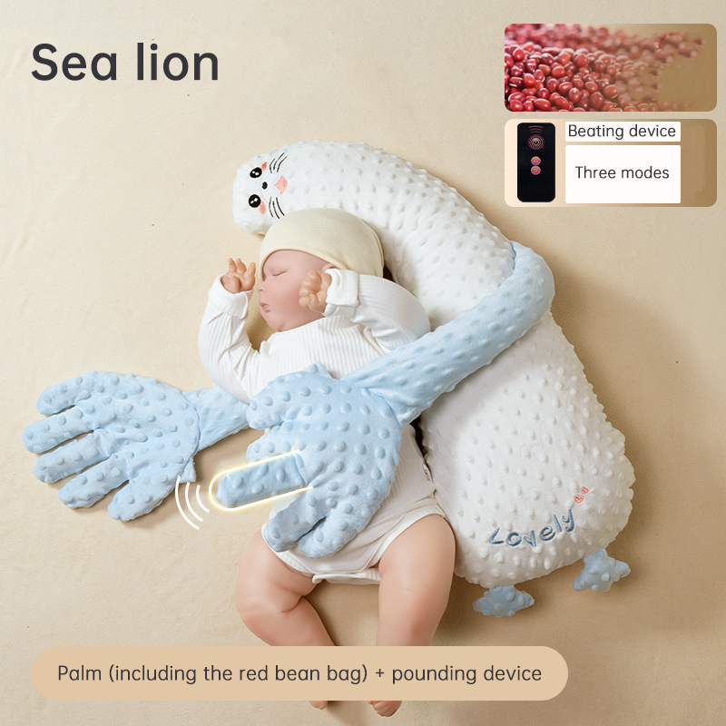 Baby Sleep Aid Pillow & Patting Toy - Anti-Startle Reflex Soother