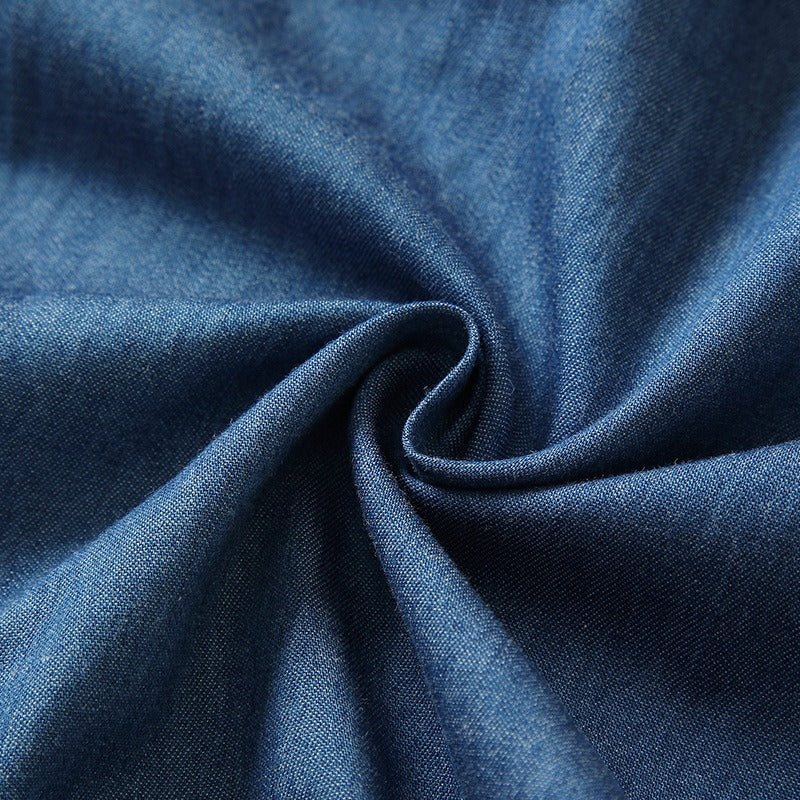 Cute Blue Jean Color Jumpsuit