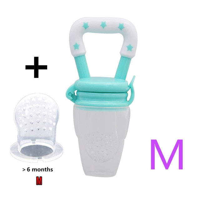 Baby Fresh Food Feeder - Silicone Mesh Fruit Nibbler Pacifier