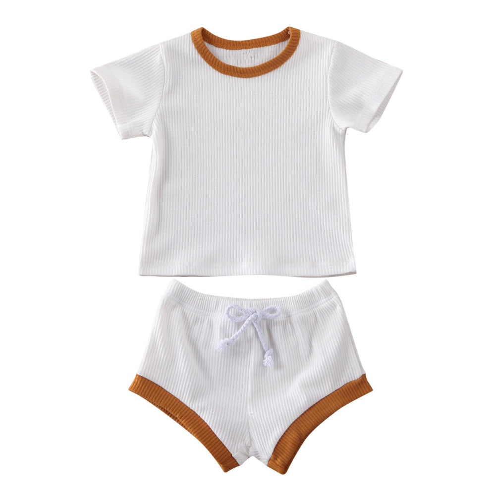 Baby Ribbed Knit 2-Piece Outfit Set | Boys and Girls