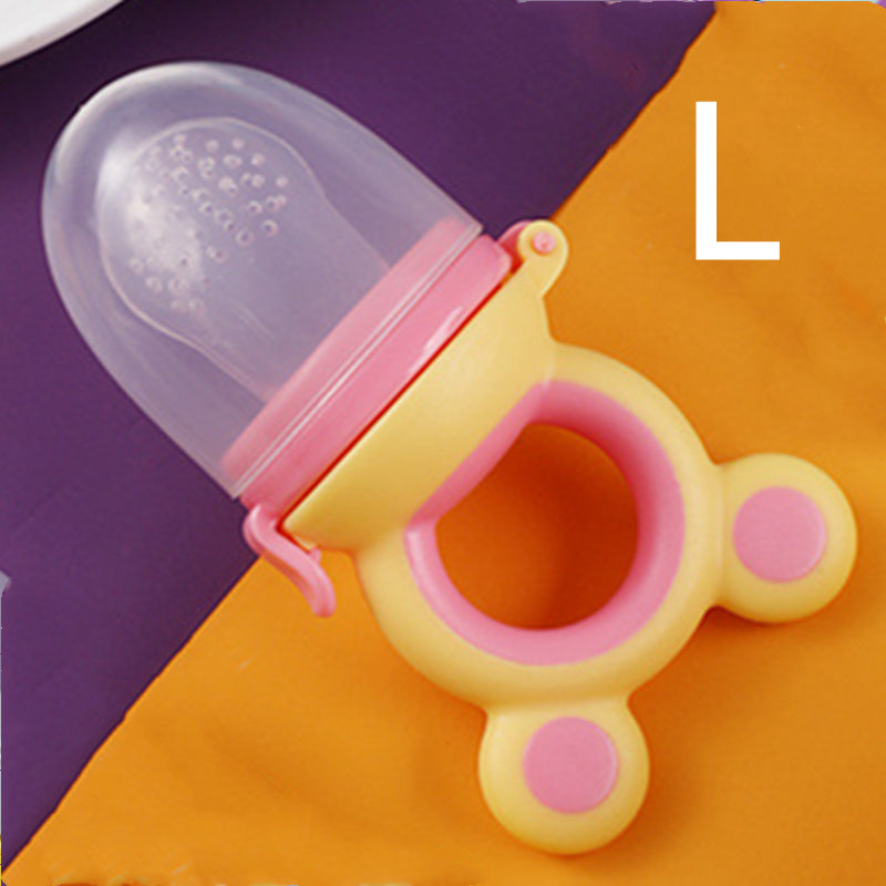Baby Silicone Fruit Feeder Pacifier - Mesh Food Teether for Infants