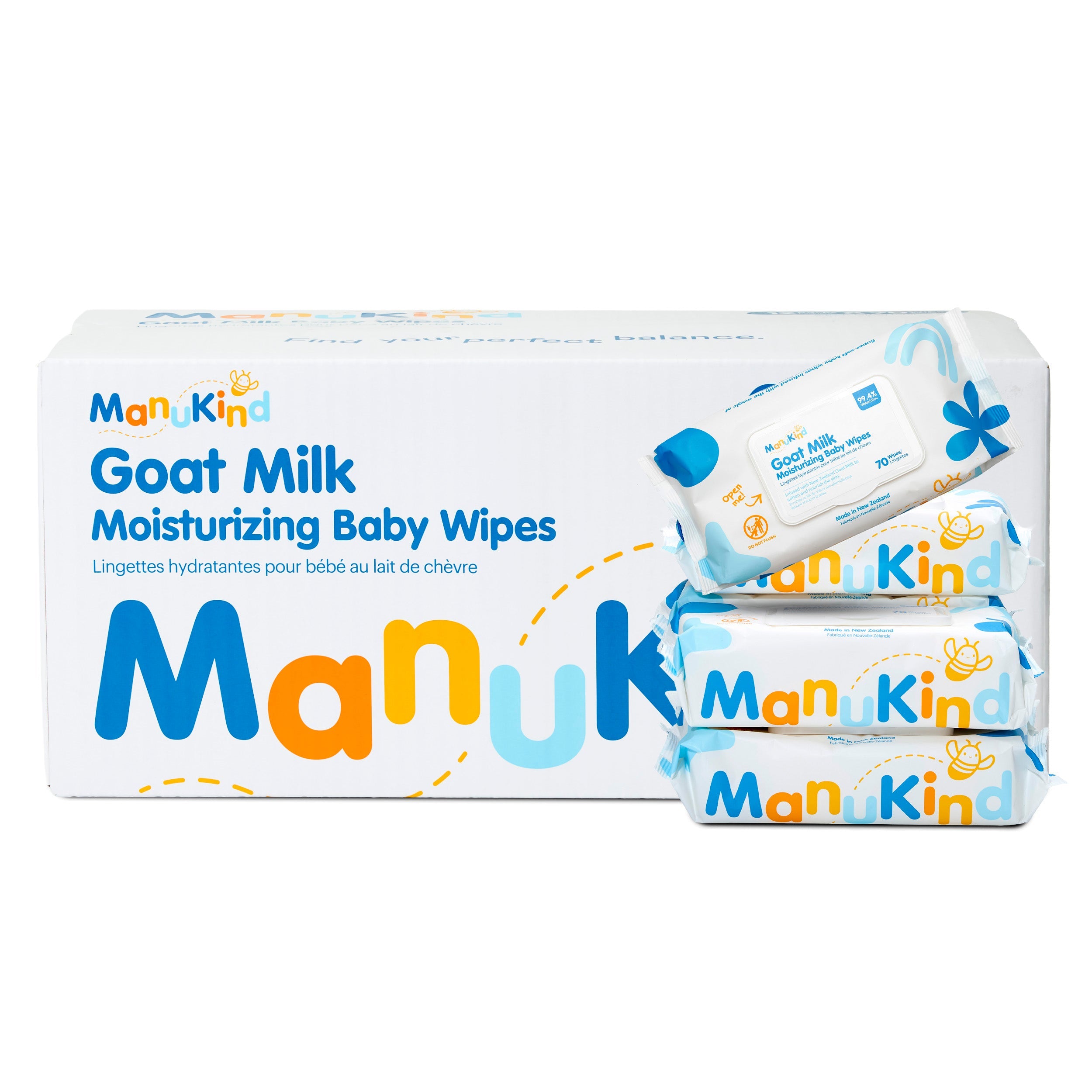 Manukind Goat Milk Baby Wipes (BULK)
