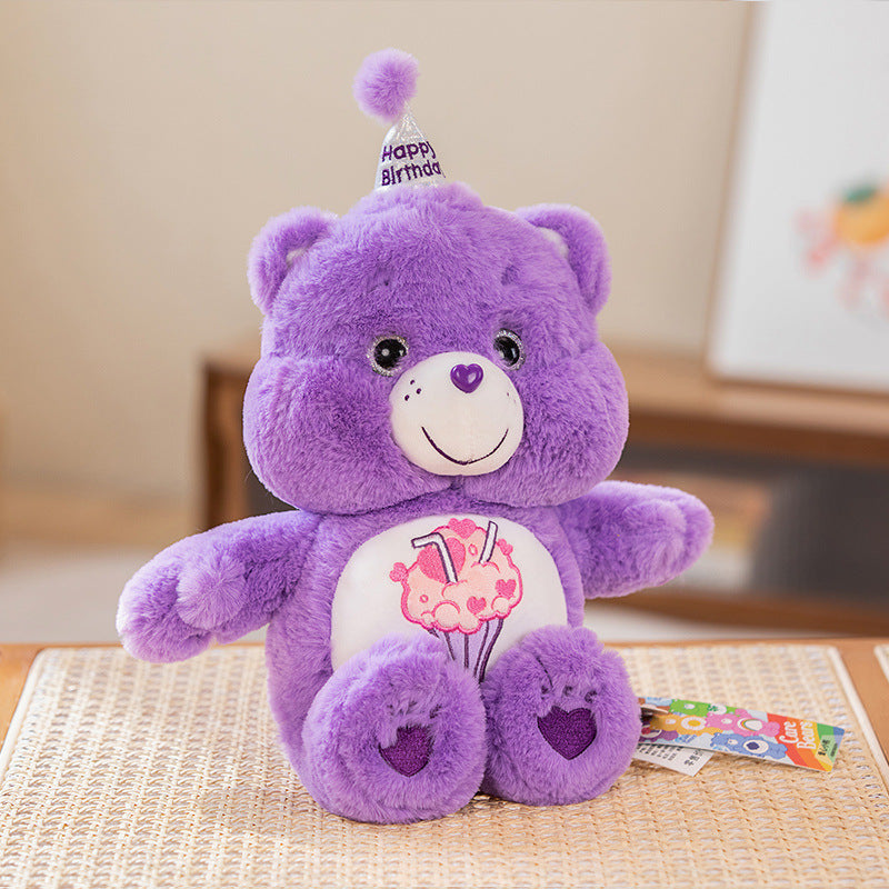 Cute Bears Plush Collection - Rainbow, Share, Happy, Lucky & Birthday Bears | Valentine's Day Gifts
