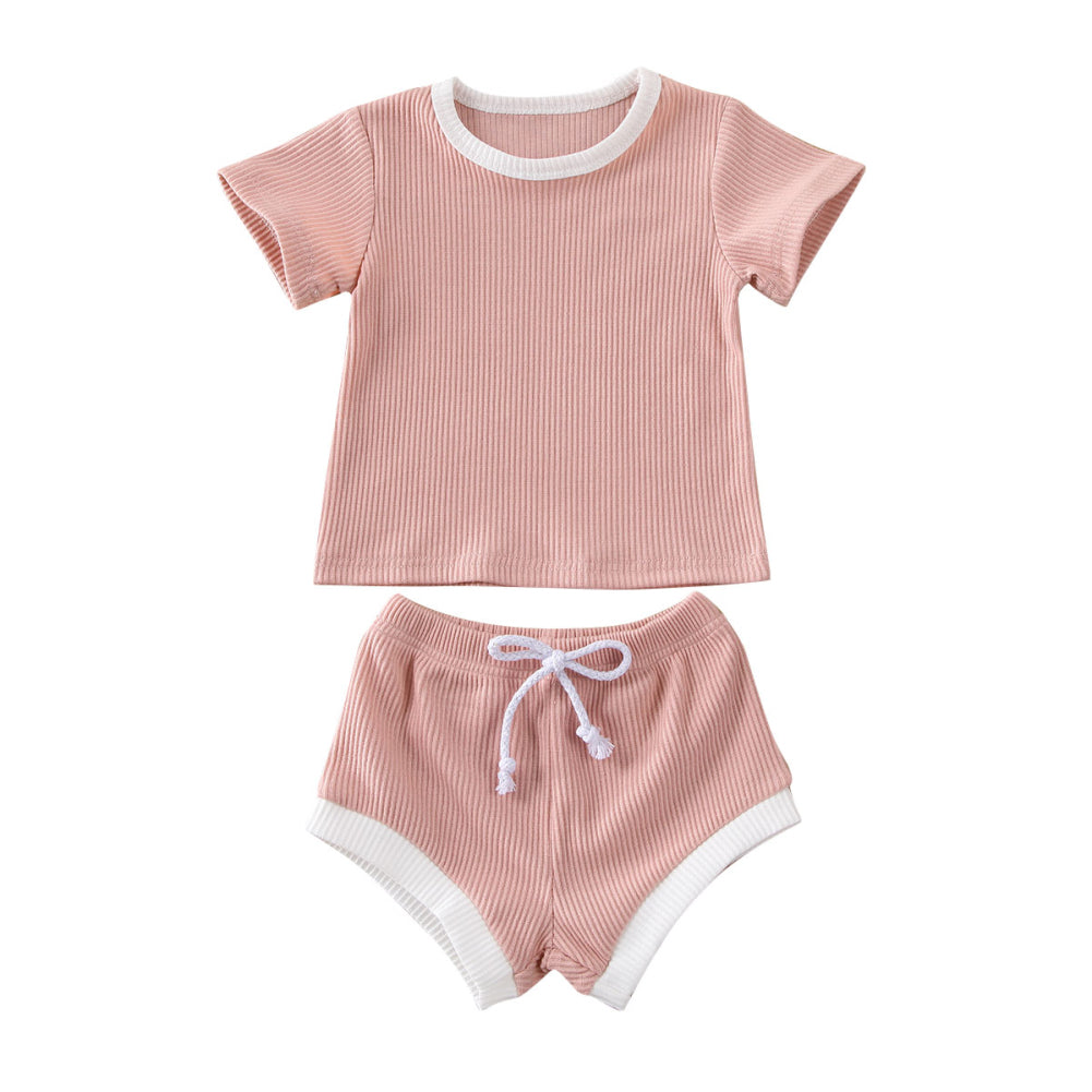 Baby Ribbed Knit 2-Piece Outfit Set | Boys and Girls