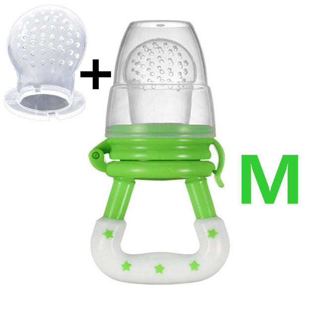 Baby Fresh Food Feeder - Silicone Mesh Fruit Nibbler Pacifier