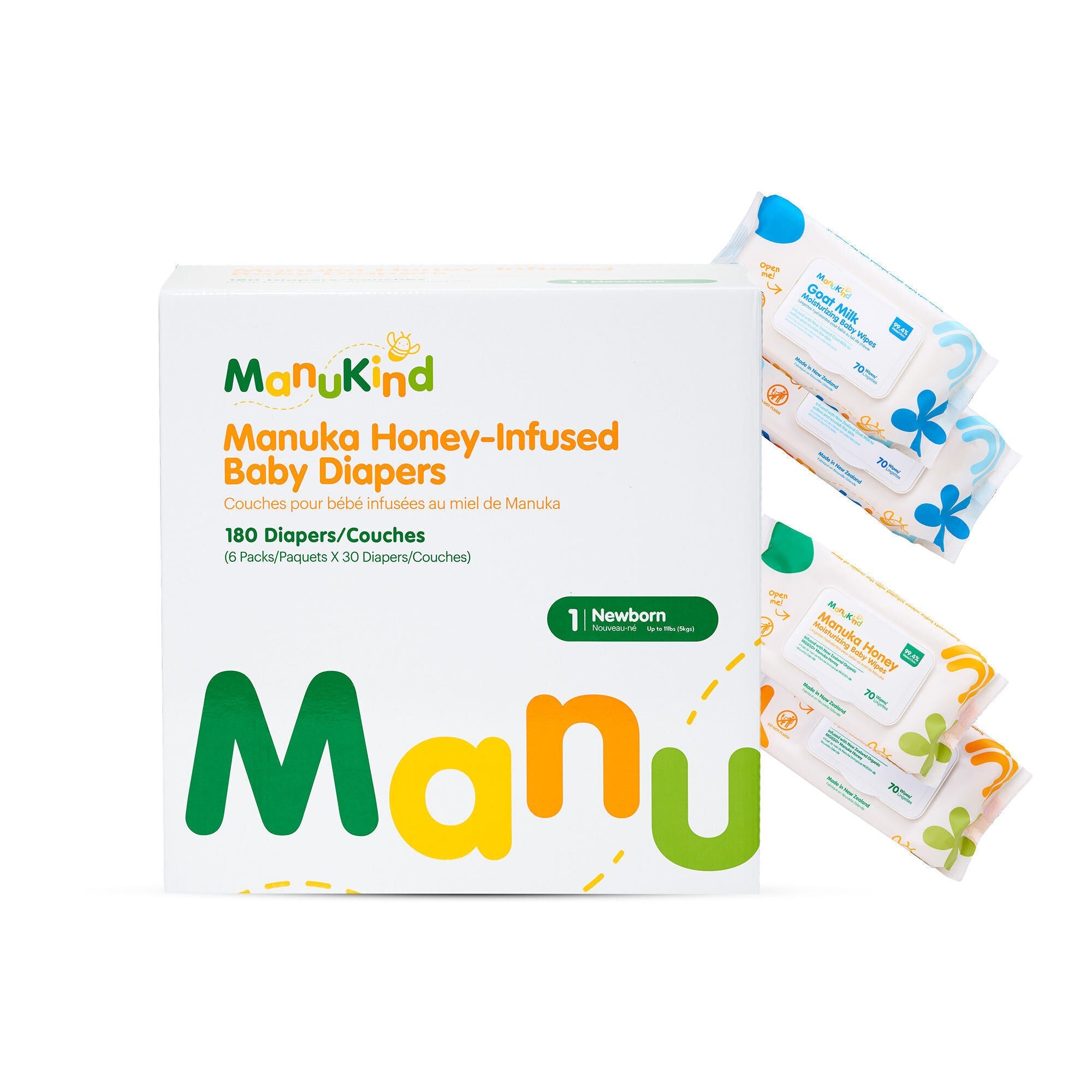 Manukind Premium Manuka Honey Diapers (BULK)