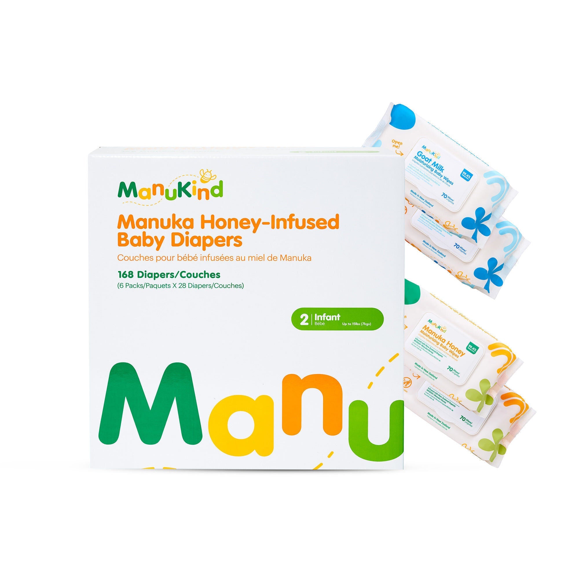Manukind Premium Manuka Honey Diapers (BULK)